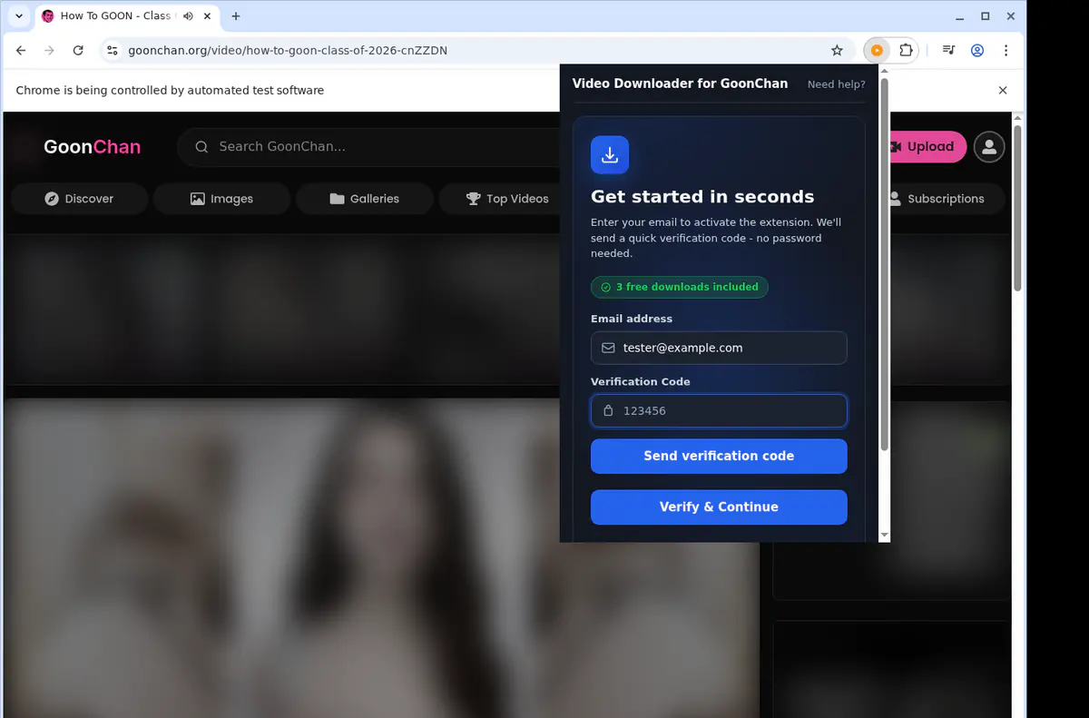 Goonchan Video Downloader screenshot 4
